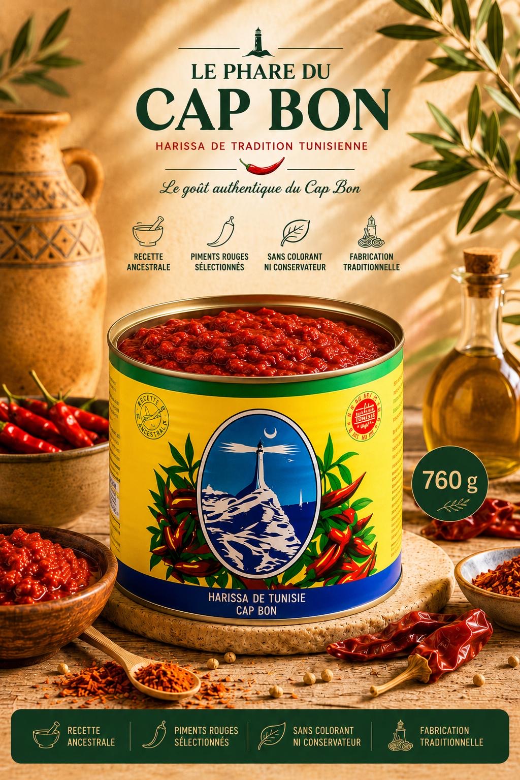 Harissa Le Phare Du Cap Bon 760g