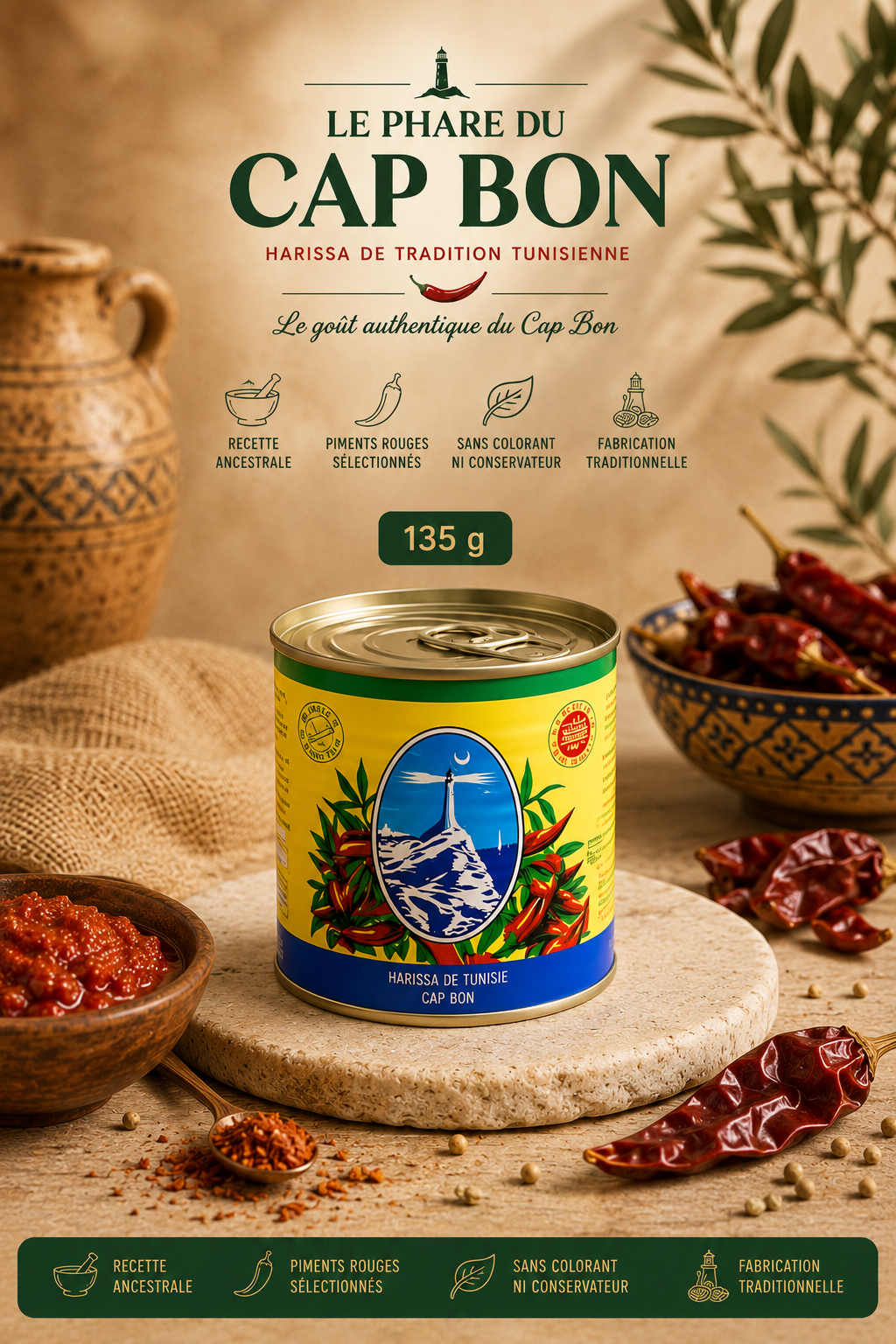 Harissa Le Phare Du Cap Bon 135g