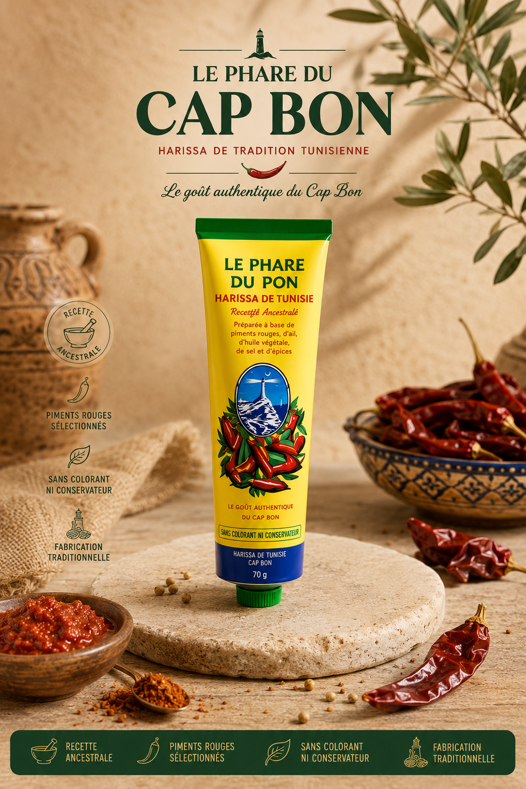 Harissa Le Phare Du Cap Bon 70g