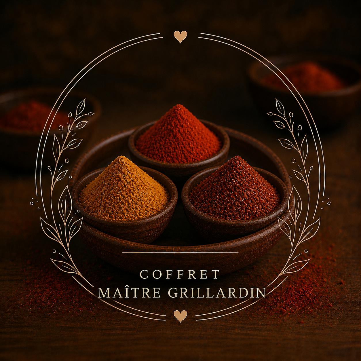 Coffret Maître Grillardin - 3 Épices 600g